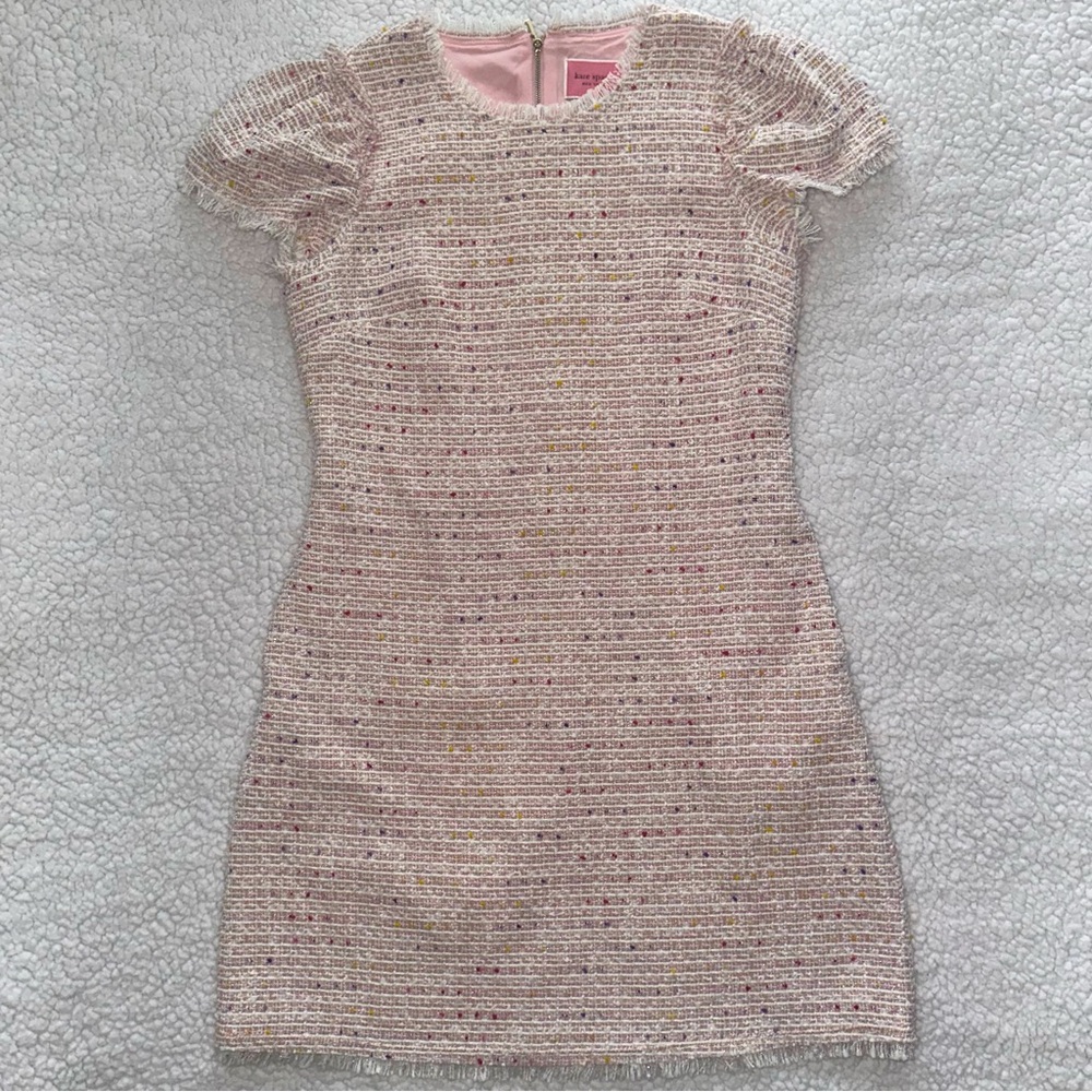 Kate Spade Pink Tweed Dress
